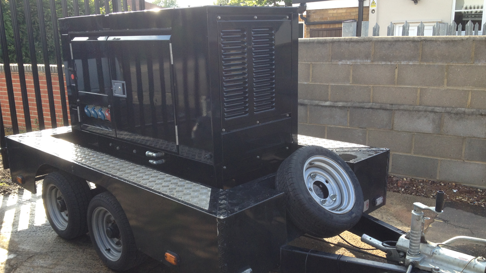 DHE 20KVA Ultra Silent Road Towable Diesel Generator